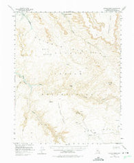 Navajo Creek Arizona Historical topographic map, 1:62500 scale, 15 X 15 Minute, Year 1954