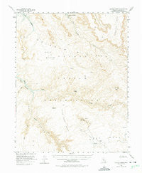Navajo Creek Arizona Historical topographic map, 1:62500 scale, 15 X 15 Minute, Year 1954