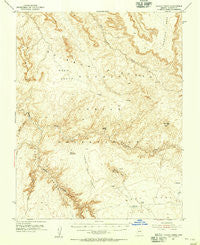 Navajo Creek Arizona Historical topographic map, 1:62500 scale, 15 X 15 Minute, Year 1954