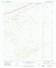 Navajo South Arizona Historical topographic map, 1:24000 scale, 7.5 X 7.5 Minute, Year 1972