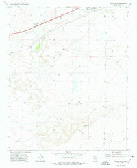 Navajo South Arizona Historical topographic map, 1:24000 scale, 7.5 X 7.5 Minute, Year 1972