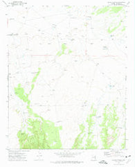 Navajo Springs Arizona Historical topographic map, 1:24000 scale, 7.5 X 7.5 Minute, Year 1972