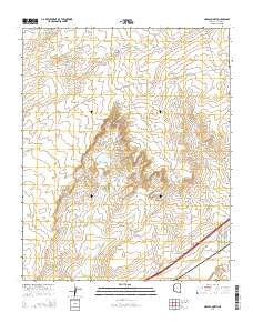 Navajo North Arizona Current topographic map, 1:24000 scale, 7.5 X 7.5 Minute, Year 2014