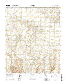 Navajo Springs Arizona Current topographic map, 1:24000 scale, 7.5 X 7.5 Minute, Year 2014