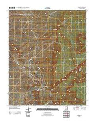 Nazlini Arizona Historical topographic map, 1:24000 scale, 7.5 X 7.5 Minute, Year 2011