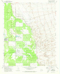 Needles NE Arizona Historical topographic map, 1:24000 scale, 7.5 X 7.5 Minute, Year 1970