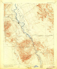 Needles Special California Historical topographic map, 1:125000 scale, 30 X 30 Minute, Year 1904