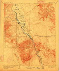 Needles Special California Historical topographic map, 1:125000 scale, 30 X 30 Minute, Year 1904