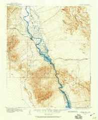 Needles California Historical topographic map, 1:125000 scale, 30 X 30 Minute, Year 1903