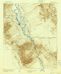 Needles California Historical topographic map, 1:125000 scale, 30 X 30 Minute, Year 1904