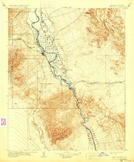 Needles California Historical topographic map, 1:125000 scale, 30 X 30 Minute, Year 1904