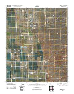 Needles NE Arizona Historical topographic map, 1:24000 scale, 7.5 X 7.5 Minute, Year 2011