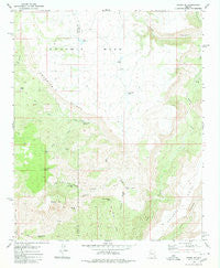Negro Ed Arizona Historical topographic map, 1:24000 scale, 7.5 X 7.5 Minute, Year 1980