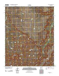 Negro Ed Arizona Historical topographic map, 1:24000 scale, 7.5 X 7.5 Minute, Year 2011