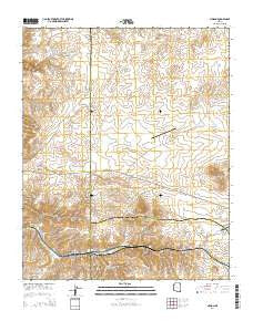 Nelson Arizona Current topographic map, 1:24000 scale, 7.5 X 7.5 Minute, Year 2014