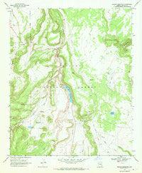 Nelson Reservoir Arizona Historical topographic map, 1:24000 scale, 7.5 X 7.5 Minute, Year 1969