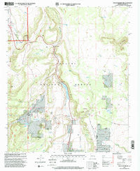 Nelson Reservoir Arizona Historical topographic map, 1:24000 scale, 7.5 X 7.5 Minute, Year 1997