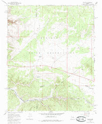 Nelson Arizona Historical topographic map, 1:24000 scale, 7.5 X 7.5 Minute, Year 1967