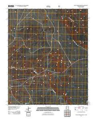 Nelson Reservoir NE Arizona Historical topographic map, 1:24000 scale, 7.5 X 7.5 Minute, Year 2011