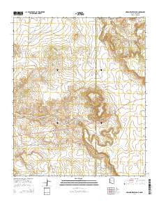 Nelson Reservoir NE Arizona Current topographic map, 1:24000 scale, 7.5 X 7.5 Minute, Year 2014