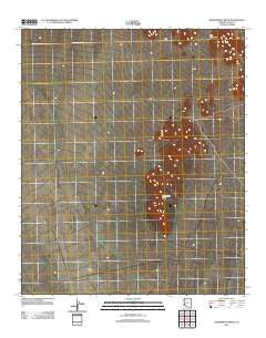 Neversweat Ridge Arizona Historical topographic map, 1:24000 scale, 7.5 X 7.5 Minute, Year 2011
