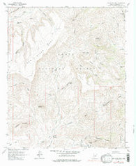 New River Mesa Arizona Historical topographic map, 1:24000 scale, 7.5 X 7.5 Minute, Year 1964