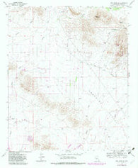New River SE Arizona Historical topographic map, 1:24000 scale, 7.5 X 7.5 Minute, Year 1964