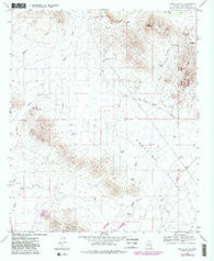 New River SE Arizona Historical topographic map, 1:24000 scale, 7.5 X 7.5 Minute, Year 1964
