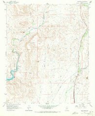 New River Arizona Historical topographic map, 1:24000 scale, 7.5 X 7.5 Minute, Year 1964