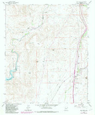 New River Arizona Historical topographic map, 1:24000 scale, 7.5 X 7.5 Minute, Year 1964