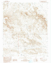 New Water Mountains Arizona Historical topographic map, 1:24000 scale, 7.5 X 7.5 Minute, Year 1990
