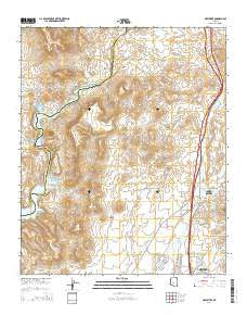 New River Arizona Current topographic map, 1:24000 scale, 7.5 X 7.5 Minute, Year 2014