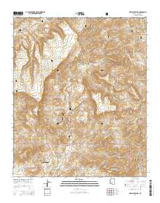 New River Mesa Arizona Current topographic map, 1:24000 scale, 7.5 X 7.5 Minute, Year 2014