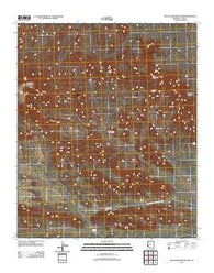 New Water Mountains Arizona Historical topographic map, 1:24000 scale, 7.5 X 7.5 Minute, Year 2011