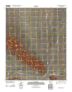 New Water Well Arizona Historical topographic map, 1:24000 scale, 7.5 X 7.5 Minute, Year 2011