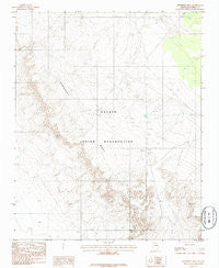 Newberry Mesa Arizona Historical topographic map, 1:24000 scale, 7.5 X 7.5 Minute, Year 1986