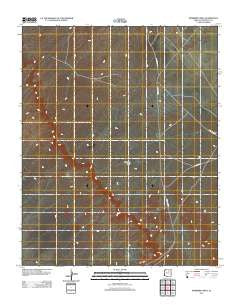 Newberry Mesa Arizona Historical topographic map, 1:24000 scale, 7.5 X 7.5 Minute, Year 2011