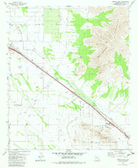 Newman Peak Arizona Historical topographic map, 1:24000 scale, 7.5 X 7.5 Minute, Year 1981