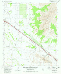 Newman Peak Arizona Historical topographic map, 1:24000 scale, 7.5 X 7.5 Minute, Year 1981