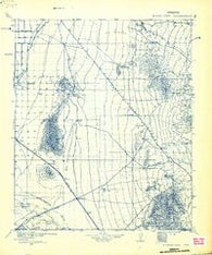 Newman Peak Arizona Historical topographic map, 1:125000 scale, 30 X 30 Minute, Year 1934