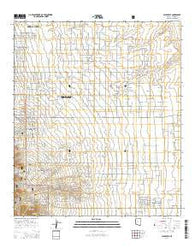 Nicksville Arizona Current topographic map, 1:24000 scale, 7.5 X 7.5 Minute, Year 2014