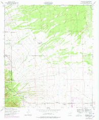 Nicksville Arizona Historical topographic map, 1:24000 scale, 7.5 X 7.5 Minute, Year 1952