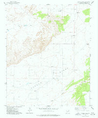 Ninemile Seep Arizona Historical topographic map, 1:24000 scale, 7.5 X 7.5 Minute, Year 1974