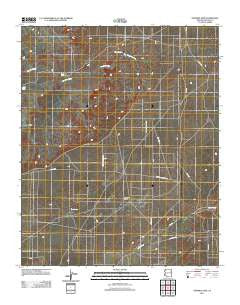 Ninemile Seep Arizona Historical topographic map, 1:24000 scale, 7.5 X 7.5 Minute, Year 2011