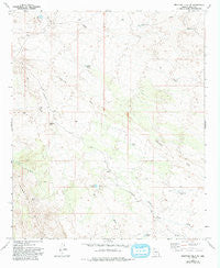Ninetysix Hills NE Arizona Historical topographic map, 1:24000 scale, 7.5 X 7.5 Minute, Year 1966
