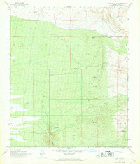 Ninetysix Hills NW Arizona Historical topographic map, 1:24000 scale, 7.5 X 7.5 Minute, Year 1966
