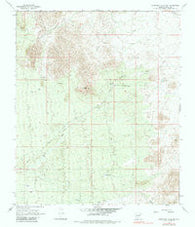 Ninetysix Hills SE Arizona Historical topographic map, 1:24000 scale, 7.5 X 7.5 Minute, Year 1966
