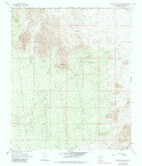 Ninetysix Hills SE Arizona Historical topographic map, 1:24000 scale, 7.5 X 7.5 Minute, Year 1966