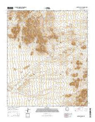 Ninetysix Hills SE Arizona Current topographic map, 1:24000 scale, 7.5 X 7.5 Minute, Year 2014