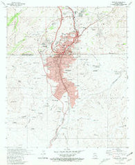 Nogales Arizona Historical topographic map, 1:24000 scale, 7.5 X 7.5 Minute, Year 1981
